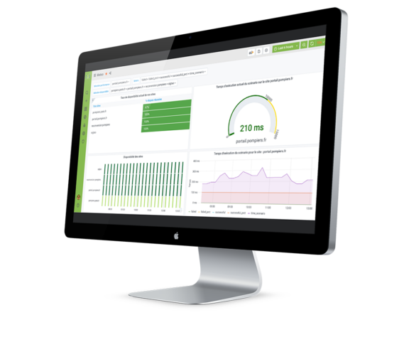 Ecran web monitoring